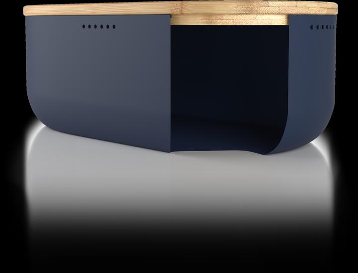 Actual product image Lars Nysøm Metal Bread Box with Linen Bread Bag