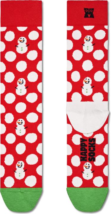 Actual product image Happy Socks Big Dot Snowman (Single pack, 41 - 46)