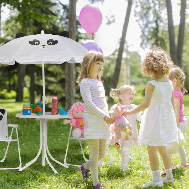Image du produit Relaxdays Ensemble de meubles pour enfants, chaises pliantes et table