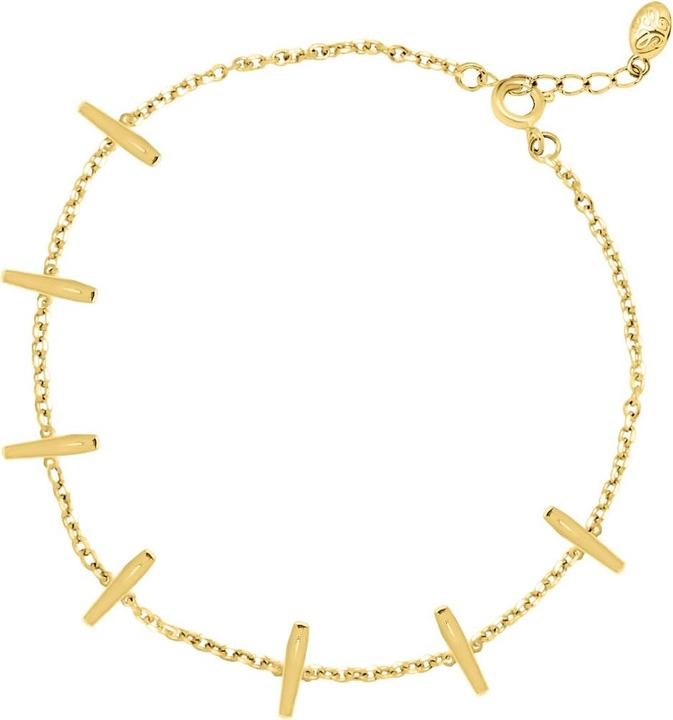Produktbild Candy Armband Tanea, 925 Sterling Silber, vergoldet (20 cm, 925 Sterling Silber, 18k vergoldet)