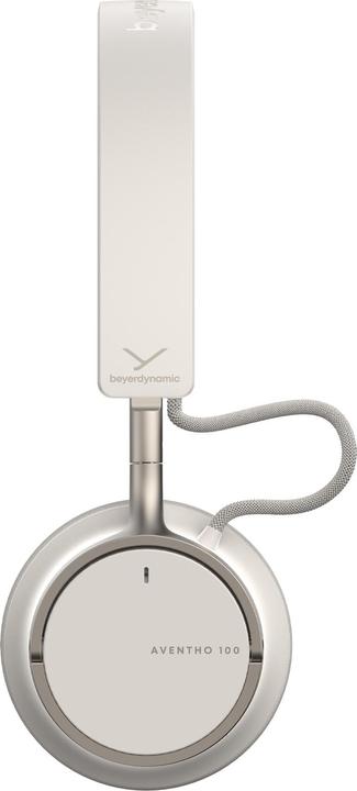 Produktbild Beyerdynamic True Wireless Ohrhörer Bluetooth On-Ear-Kopfhörer "AVENTHO 100", Creme (ANC, 60 h, Kabellos)