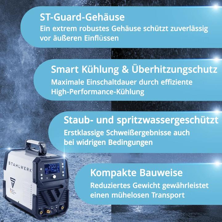 Produktbild Stahlwerk Schweissgerät AC/DC WIG 200 ST Digital Kombischweissgerät 200 A