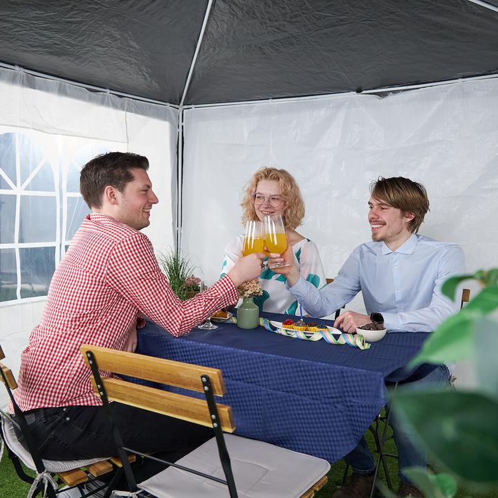 Actual product image Relaxdays 3x Pavilion side wall (10 cm, 300 cm)