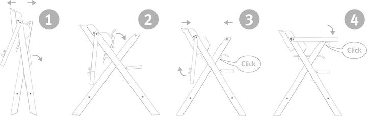 Image du produit Roba Chaise haute pliante (Chaise haute)