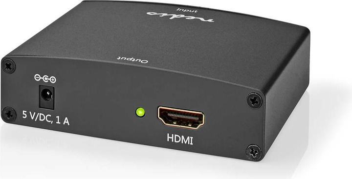 Nedis HDMI T Converter VGA Female / 2X Cinch Buchse HDMIT Ausgang 1-Weg 1080p 1.65 Gbps Aluminium An