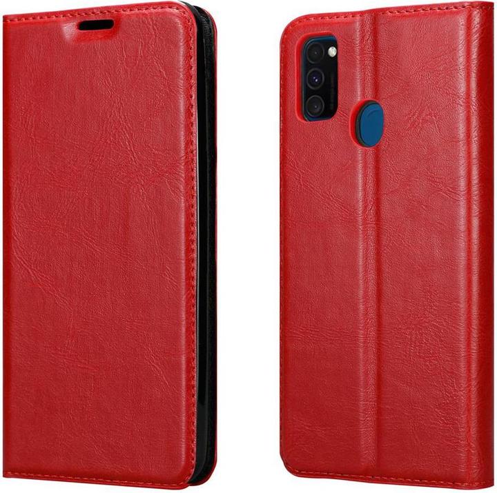 Actual product image Cadorabo Book Invisible Magnet Cover (Samsung Galaxy M30s, Samsung Galaxy M21)