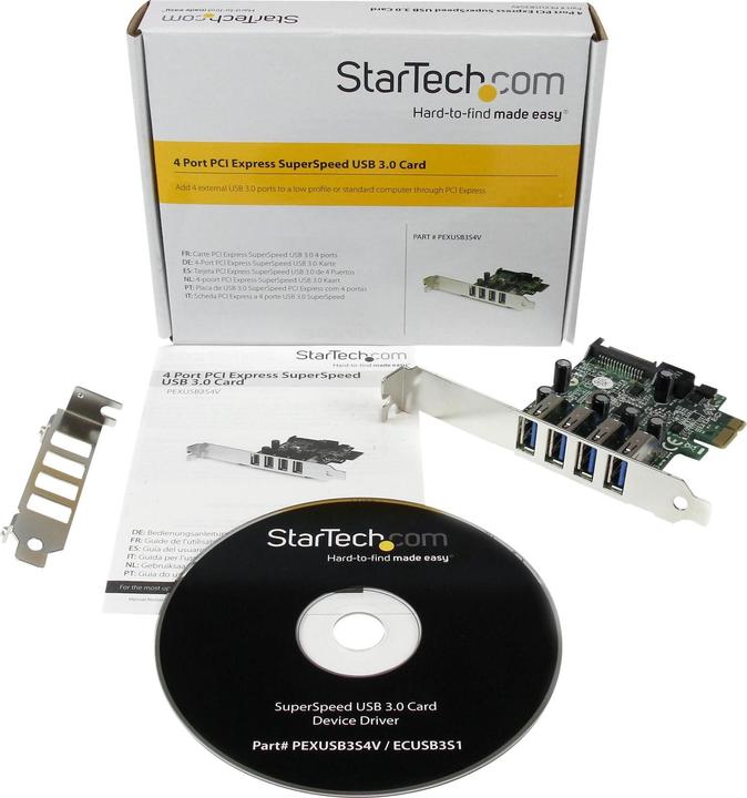 Actual product image StarTech 4 Port PCIe USB 3.0 Card