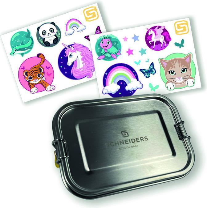 Actual product image Schneiders Stainless steel bread box Silver Girls