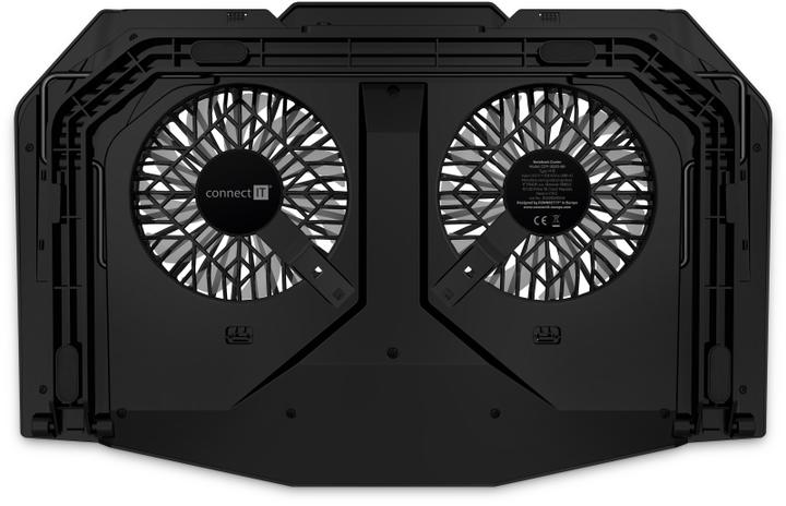 Produktbild Connect IT NEO RGB podsvícení chladicí podložka pod notebook, ČERNÁ