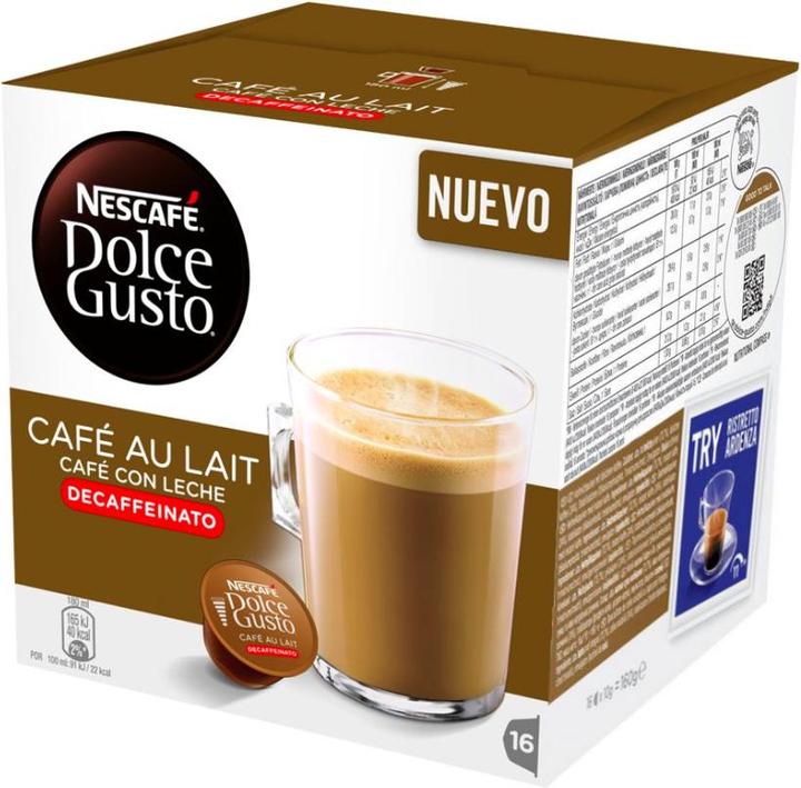 Nescafé Dolce Gusto Café au lait Decaffeinato (16 x Port.)