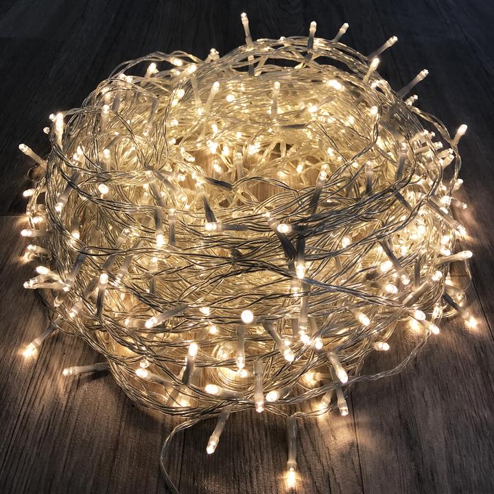 Actual product image Mojawo 600 LED fairy lights indoor and outdoor warm white (70 m)