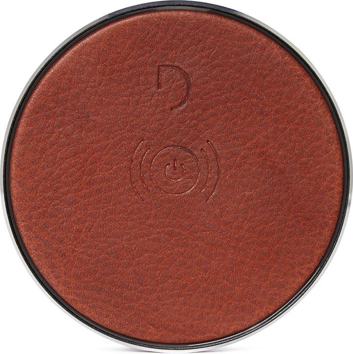 Produktbild Decoded Qi Charging Ladepad für iPhones/Smartphones Cinnamon Brown (10 W)
