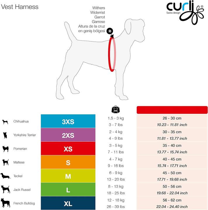 Produktbild Curli Geschirr Merino (XXS, Hund, Allgemein)