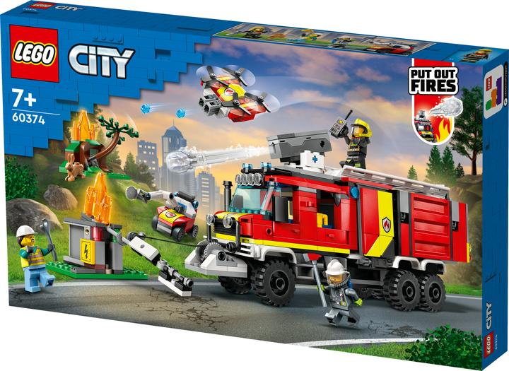 Actual product image LEGO Fire brigade command vehicle (60374, LEGO City)