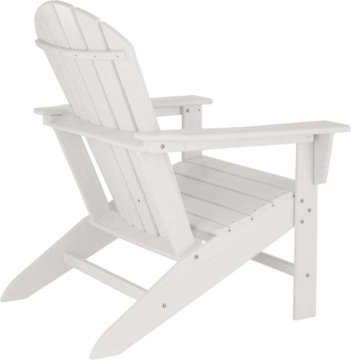 Actual product image tectake Garden chair Joan with footstool