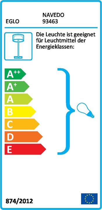 Energie-Label EGLO Navedo (E27, IP44)