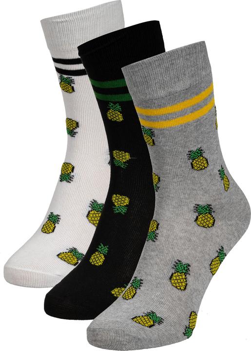 Immagine prodotto Mister Tee Calzini Filato Riciclato Ananas 3-Pack (confezione da 3, 35 - 38)
