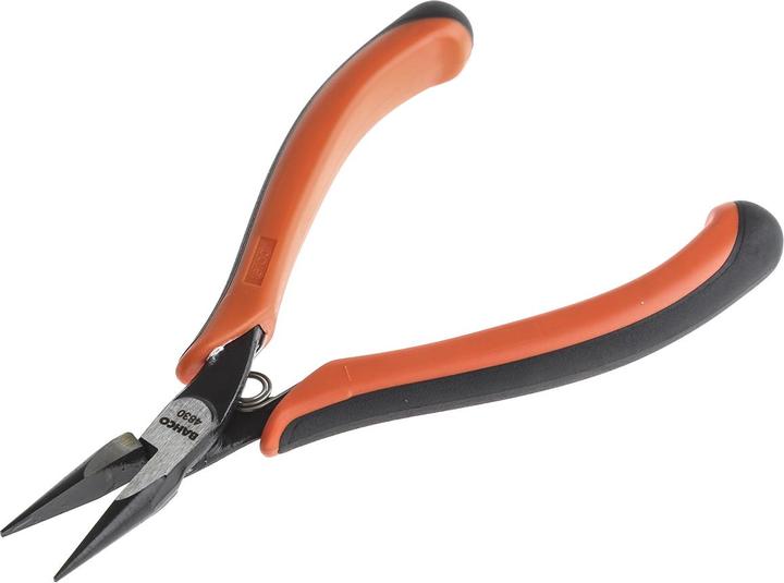 Produktbild Bahco ERGO Spitzzange mit 2-Komponenten-Griff und abgerundeten Backen 135 mm (135 mm)