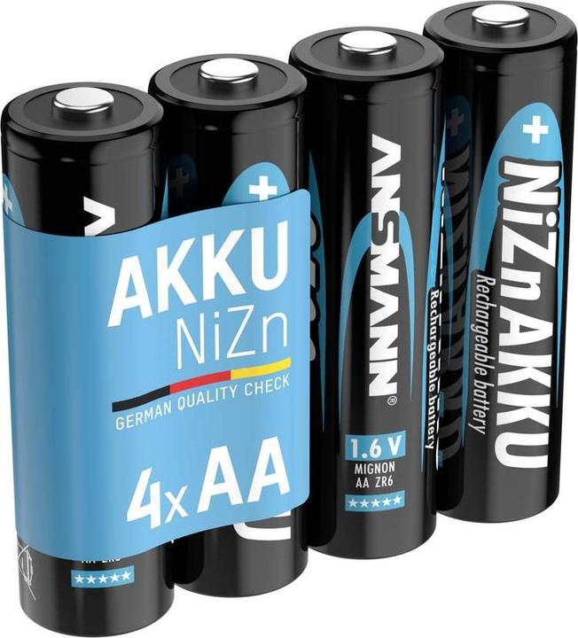 Actual product image Ansmann NiZN Akku (4 pcs., AA, 1500 mAh)