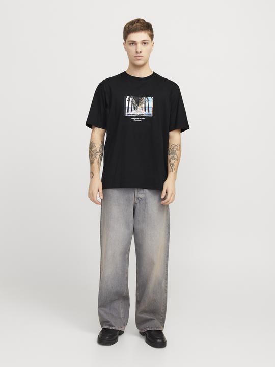 Actual product image Jack & Jones Jorvesterbro Picture Tee Ss Crew Neck Sn (L)
