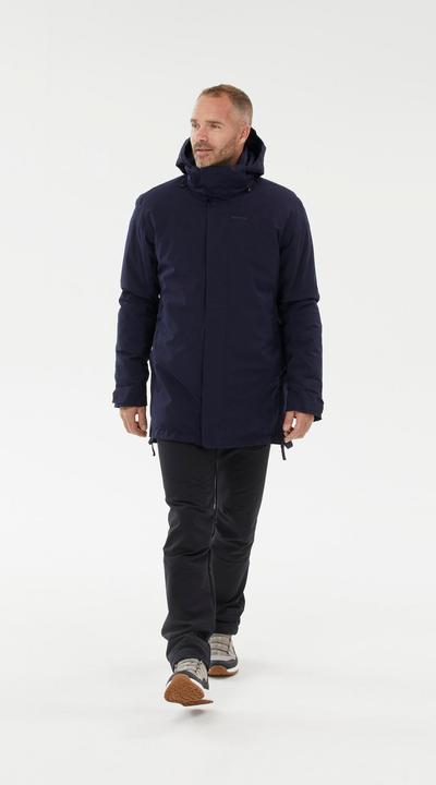 Produktbild Quechua Parka Winterjacke Herren warm bis -10 °C wasserdicht Winterwandern - SH500 blau (XL)