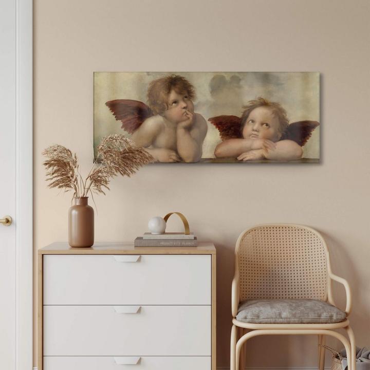 Immagine prodotto Trenddeko Raffaello - Due angeli (40 x 100 cm)