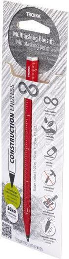 Produktbild Troika CONSTRUCTION ENDLESS Bleistift Endlos-Schreibspitze, rot (HB)