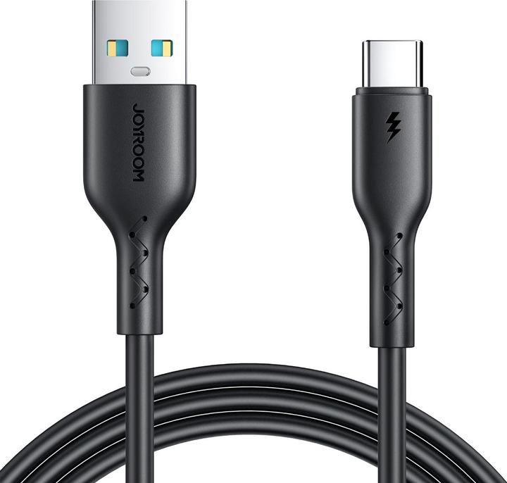 Produktbild Joyroom Cable Flash Charge USB to USB-C SA26-AC3 / 3A / 1m (black) (1 m, USB 3.2 Gen 1)