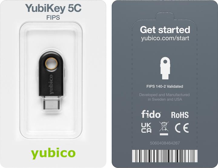 Produktbild Yubico YubiKey 5C FIPS (USB-C)