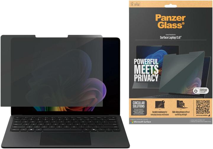 Produktbild PanzerGlass Ultra Wide Fit Privacy Surface Laptop 7. Edition 13.8 (2255.27", 3 : 2)
