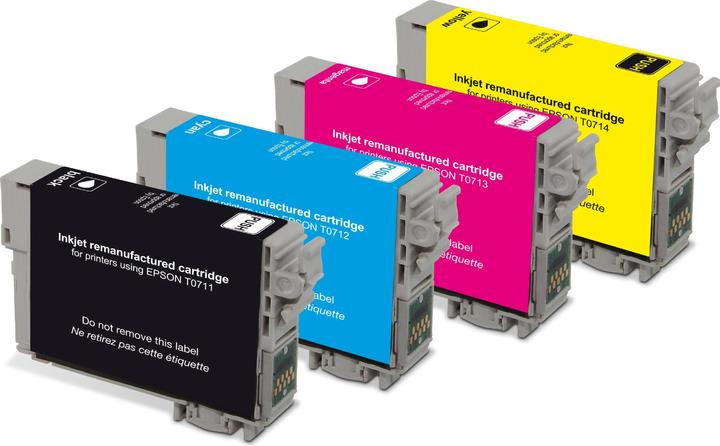 Produktbild Generic Ink Tinte Epson T0711 Multipack (M, BK, Y, C)