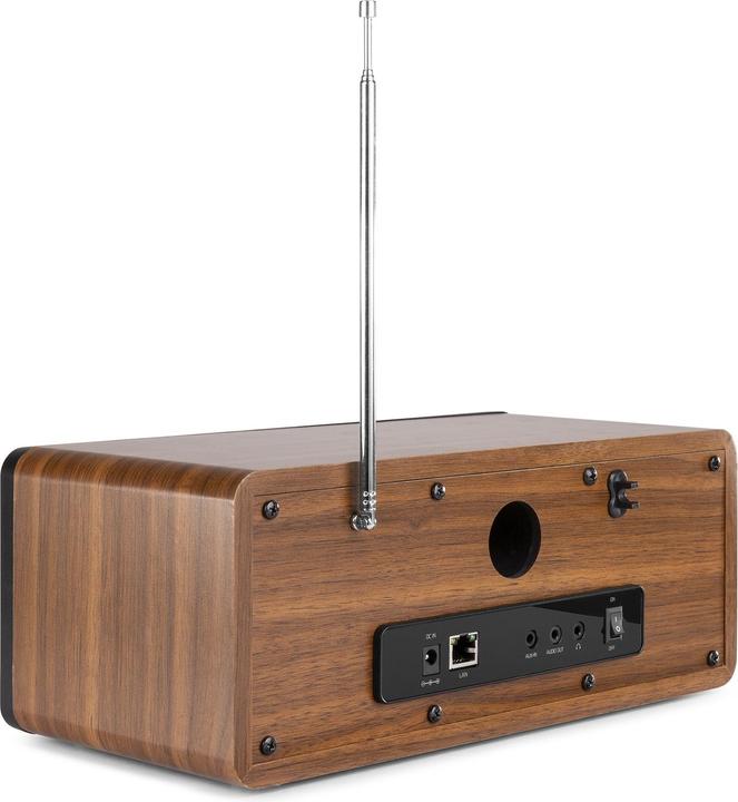 Actual product image Audizio Internet Radio Rome Brown (Web radio, FM, DAB+, Bluetooth)