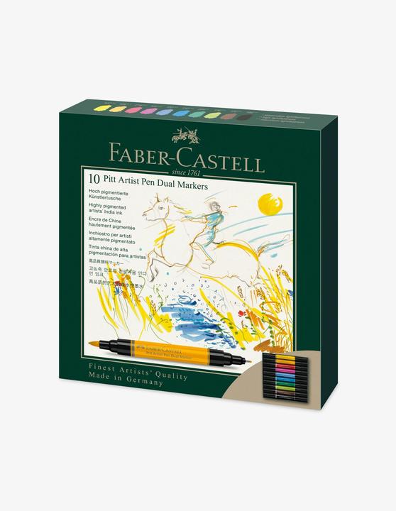 Produktbild Faber-Castell Tuschestift (Mehrfarbig, 10 x)