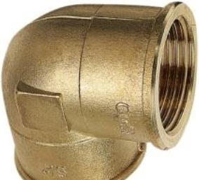 Produktbild Sanha PURAFIT vinkl.3/4 mf/mf.90° -.Siliciumbronze.Blyfri.