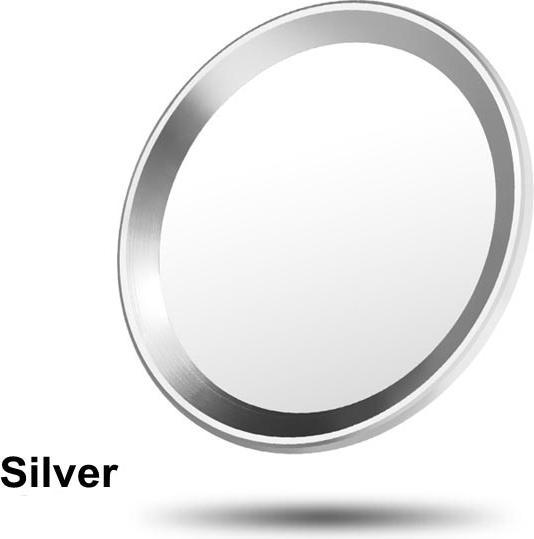 Produktbild Hermex Apple iPad Pro 9.7" Knopfschutz Home Button Touch ID silber weiss (iPhone 5S, iPad Air 2, iPhone SE, IPad Mini 4)