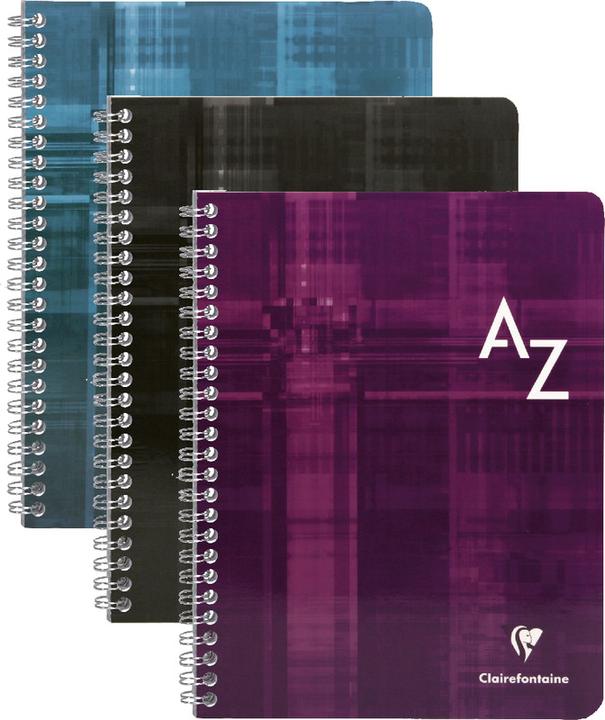 Immagine prodotto Clairefontaine Quaderno a spirale con indice A -Z (17 x 22 cm, Quadretti)