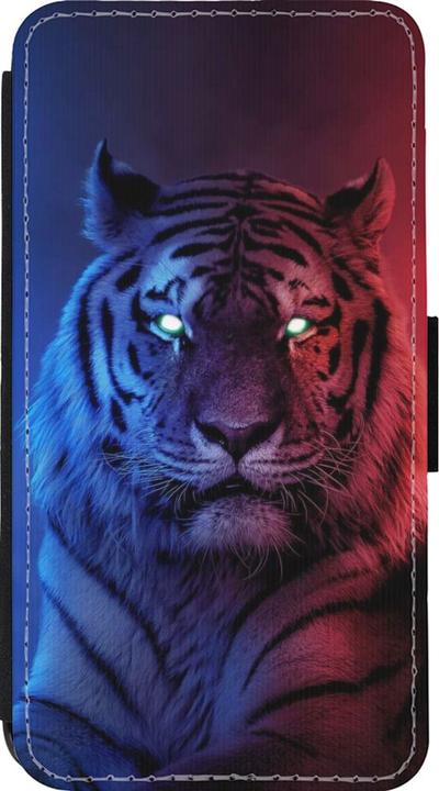Immagine prodotto PhoneLook Cover Portafoglio Nero Tigre Blu Rosso (Apple iPhone 13 mini)