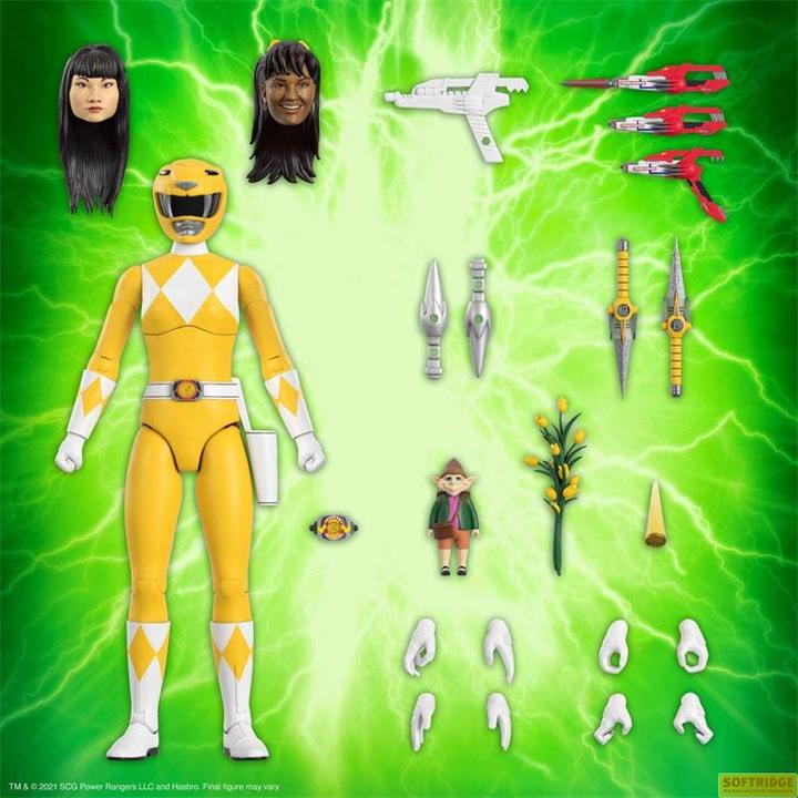 Produktbild Super7 Mighty Morphin Power Rangers figurine Ultimates Yellow Ranger 18 cm