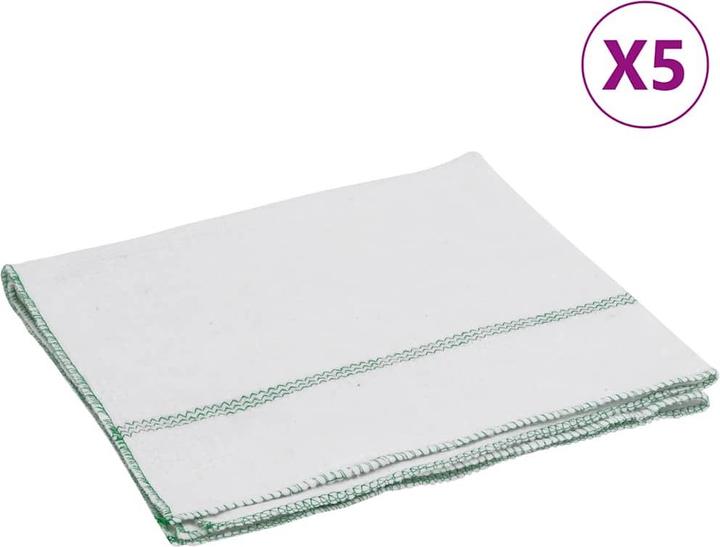 Actual product image VidaXL Floor cloth5 pcs. with stripes (5 pcs.)