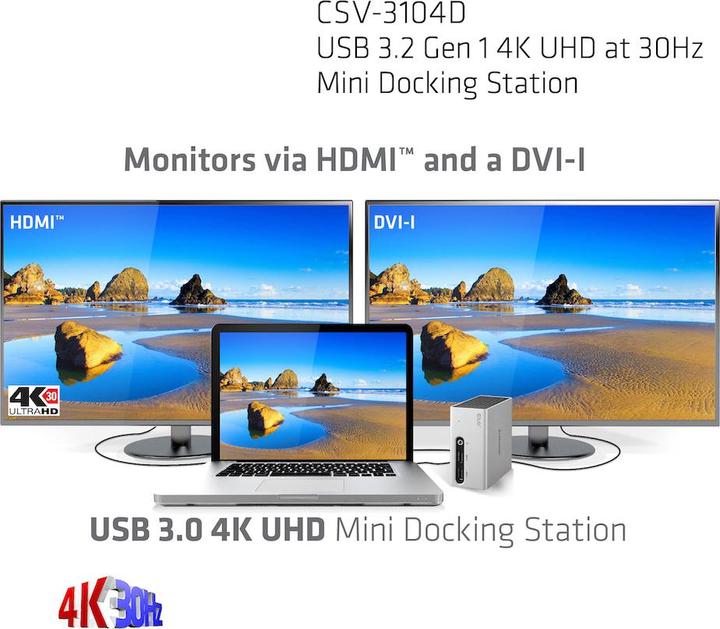 Image du produit Club 3D Csv-3104d (USB-B, 9 Ports)