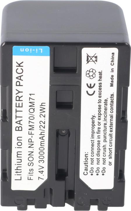 Produktbild AccuCell Akku Sony NP-FM70, CCD-TRV, Sony DCR-DVD (Akku)
