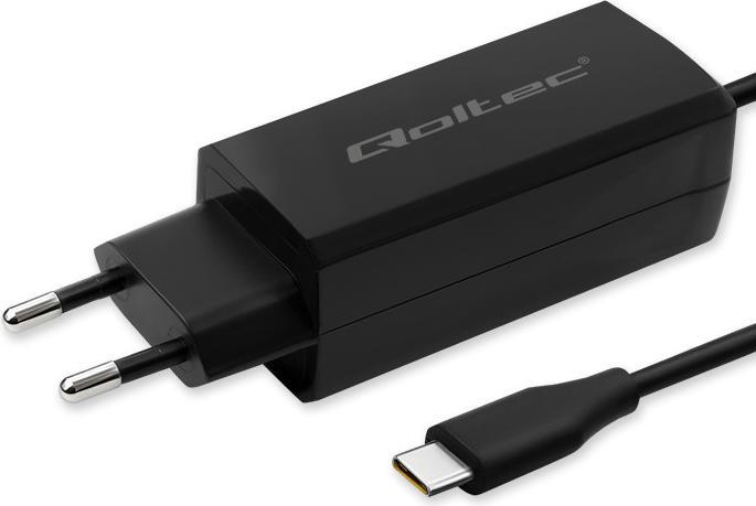 Image du produit Qoltec 52419 65 W GaN Super-Schnellladegerät | 5–20 V | 3–3 25 A | USB-C 3.1 (65 W)