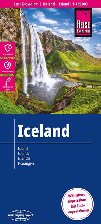 Image du produit Carte d'Islande / Iceland (1:425.000)