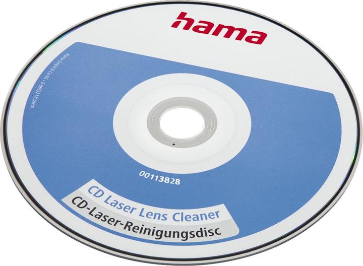 Immagine prodotto Hama Disco di pulizia laser CD, con liquido di pulizia, confezionato singolarmente (0 x)
