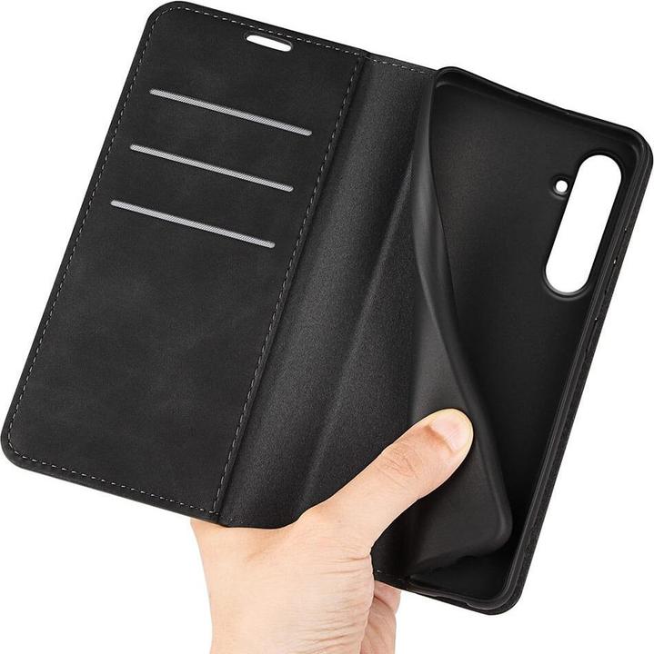 Produktbild Cover-Discount Galaxy A55 - Stand Flip Case Hülle schwarz (Samsung Galaxy A55)