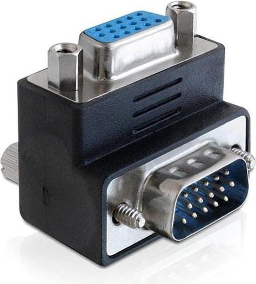 Image du produit Delock Adaptateur VGA mâle vers VGA femelle 270ø (VGA, 3 cm)