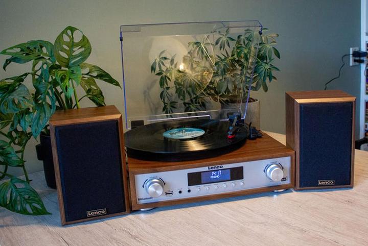 Actual product image Lenco MC-160WD (Bluetooth, Record player, 2x 10 W)