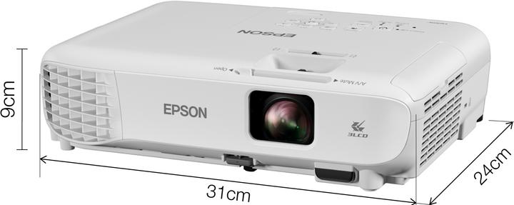 Produktbild Epson EB-W06 (WXGA, 3700 lm, 1.3 - 1.56:1)