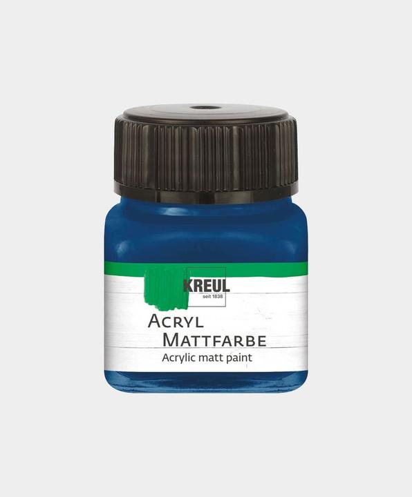 Produktbild Kreul Acryl Mattfarbe, 20 ml (Dunkelblau, 20 ml)