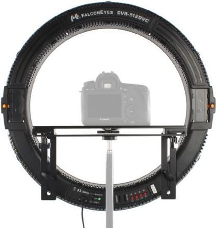 Produktbild Falcon Eyes Bi-Color LED Ringlampe Dimmbar DVR-512DVC auf 230V (Ringleuchte)